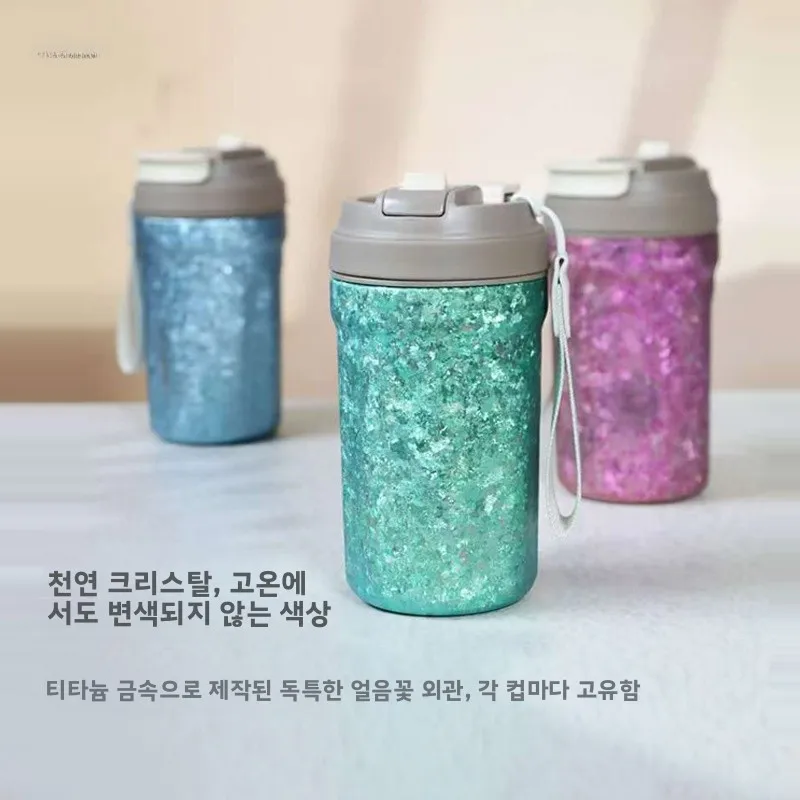 아이만치 순수 티타늄 이중벽 보온 차 물 분리 브루잉 컵 커피 건강 찻주전자 차 라이프스타일