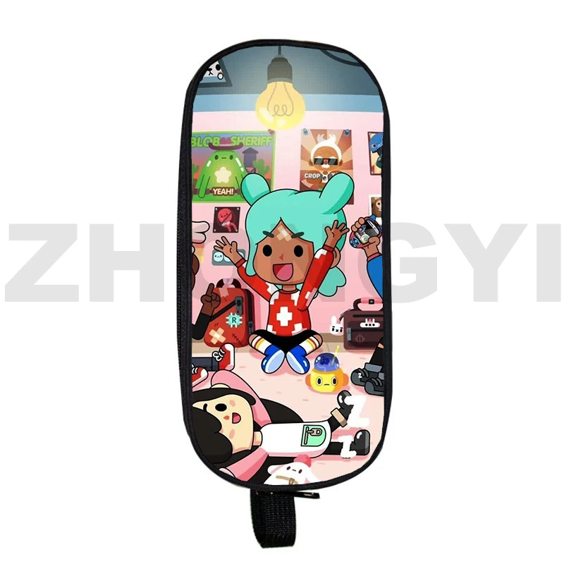 

Hot Toca Boca 3D Pencil Case Toca Life World Game Boy Girl Primary Cute Personality Cartoon Pencil Pouch Fashion Cosmetic Cases