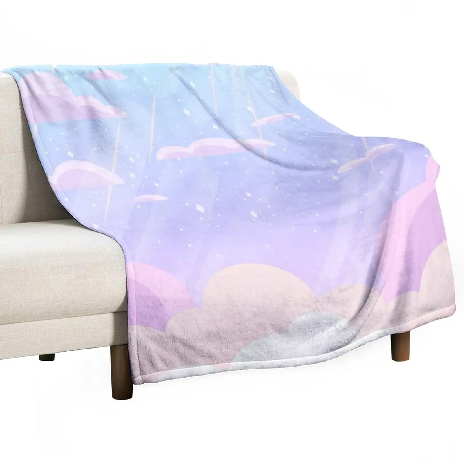 

Pastel Heaven Throw Blanket Tourist Blanket Luxury Designer Blanket