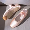 Ballet Dance Shoes Child and Adult Ballet Pointe Shoe Professional with Ribbons Shoes Woman Zapatos Mujer Sneakers Women Girls 4