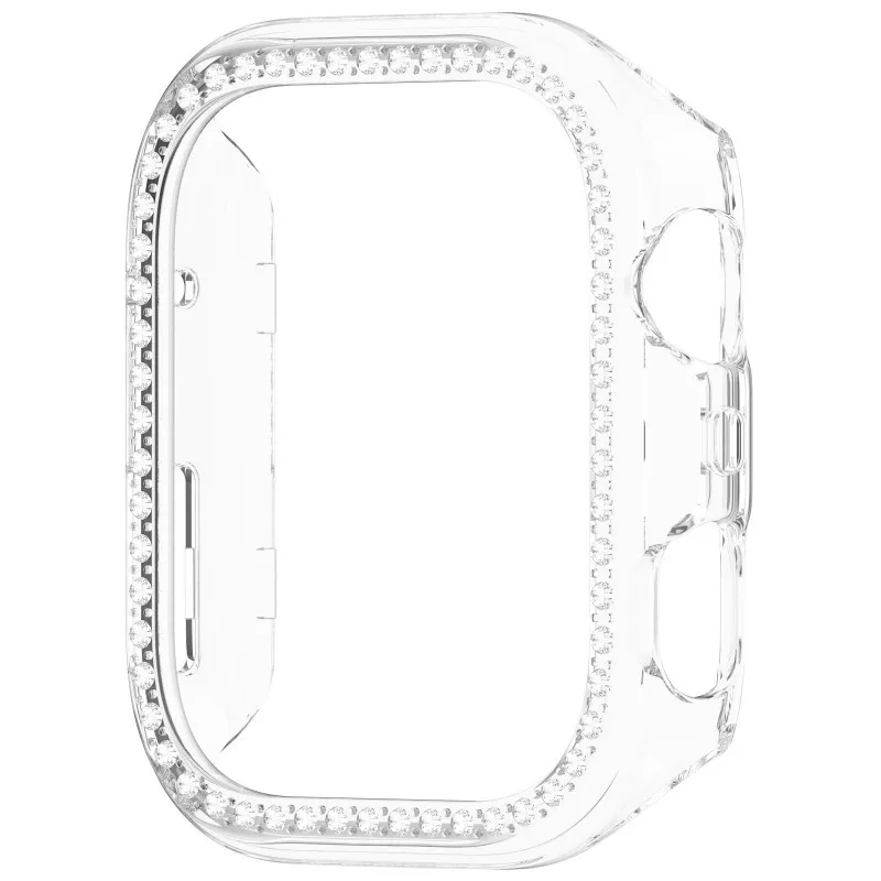 Bling Double Row Diamond Crystal Protective Watch Case & Band