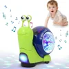 Disco Snail Toy,Crawling Snail Light Up Toy Musical Crawling Toys with Avoid Obstacles Function Interactive Baby Sensory Toys 1