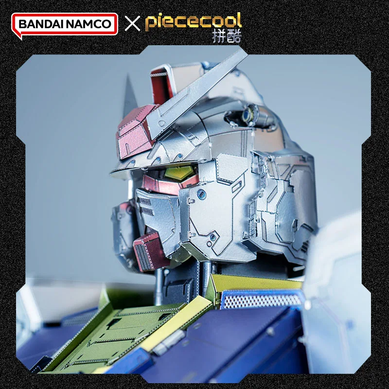 In Stock Bandai Original Anime RX-78-2 GUNDAM Bust 3D Metal