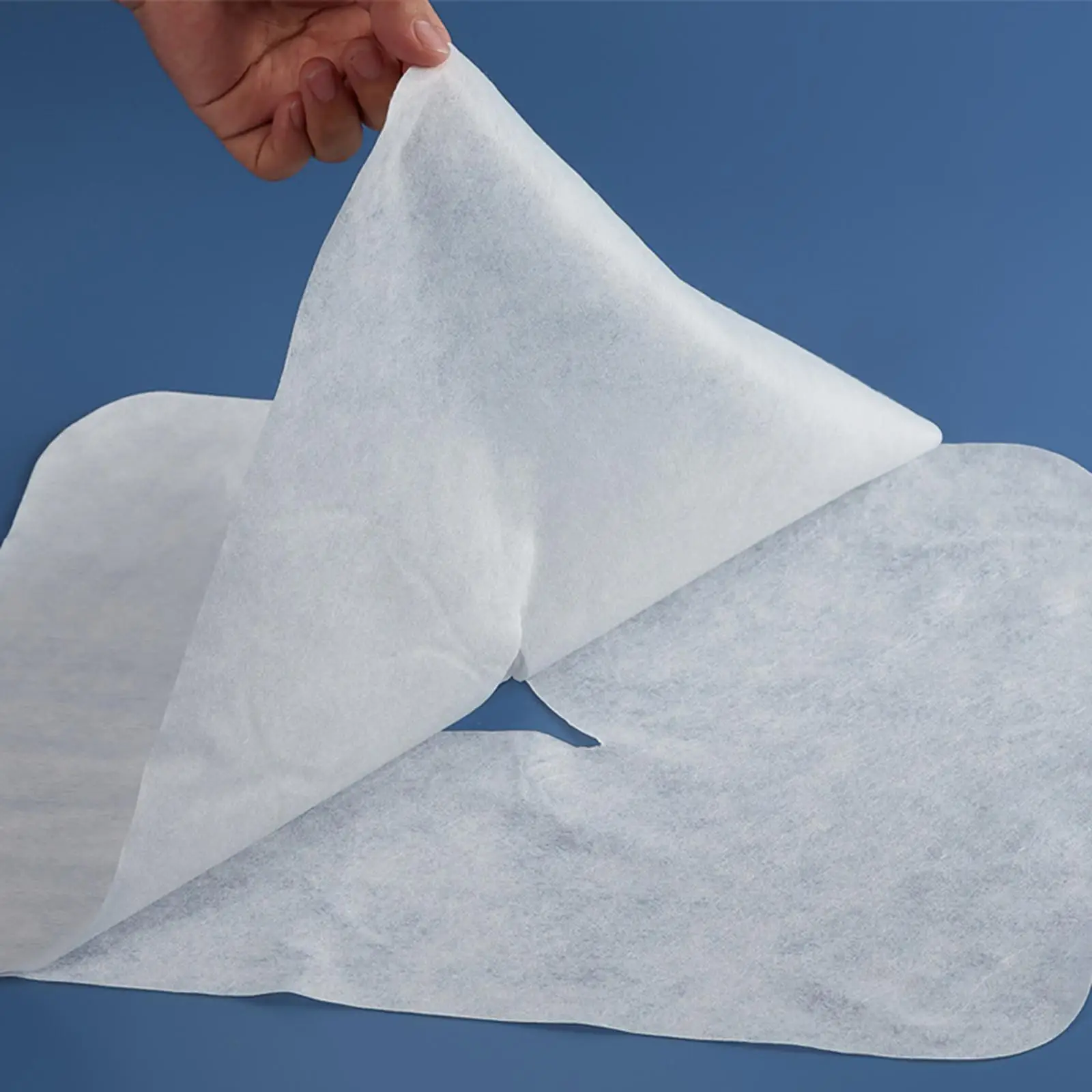 

100x Disposable Face Cradle Covers Massage Face Covers for Salon 30g Fabric