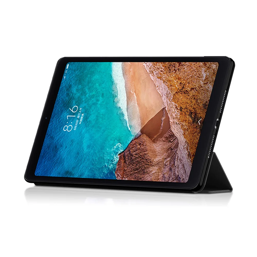 Folio Stand Lightweight Leather Tablet Cover with Auto Sleep/Wake Function