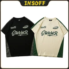 2000s y2k Tee shirt men Oversized t-shirt Top women Blouse hasbulla darc sport Short sleeve tee Slam dunk jordan 4 kanye fugees