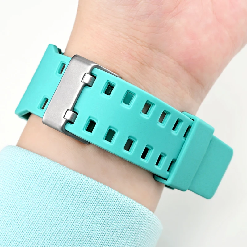 Matte Rubber Silicone Watch Band Bracelet - Universal Replacement Strap Case