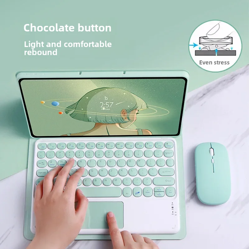 Lenovo Tablet Keyboard Protective Cover K10 Pro Bluetooth Compatible Tb223fc/tb226xc Suitable For Laptop Computer Keyboard