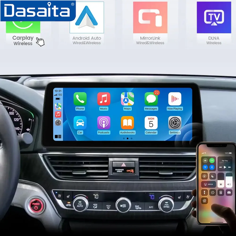 Dasaita G12 для Honda Accord 10th 2018-2021 Qualcomm 665 12,3 