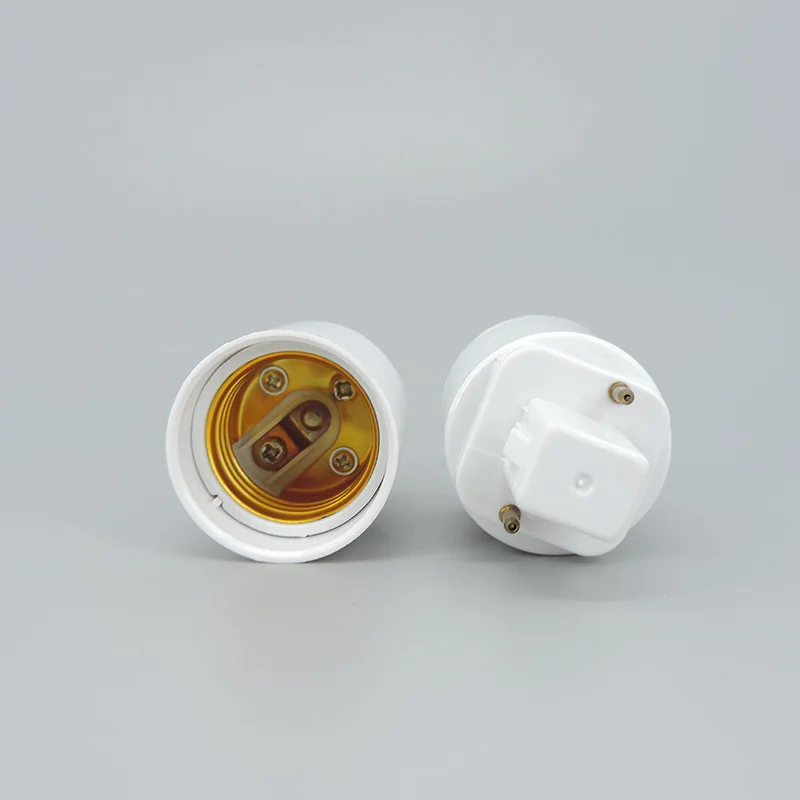 ABS LED G23/G24 To E27 Adapter Socket Halogen CFL Light Lamp Base Converter G23 to E27 Bulb Holder Adapter 2pin 85-265V lamp holder lamp bulb holder lamp base lamp socket adapter led lamp base