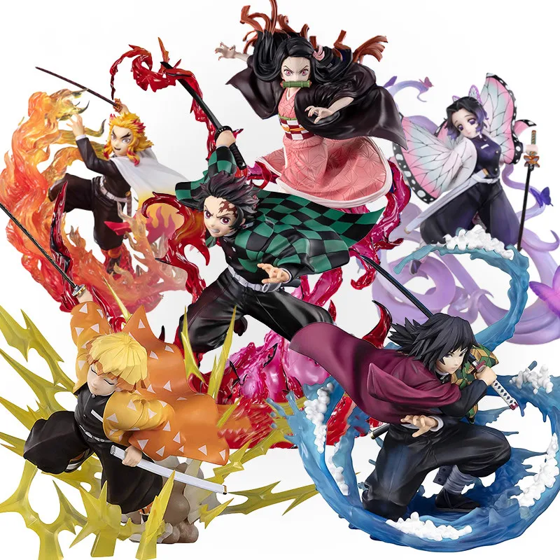 

Экшн-фигурка киметасу No Yaiba Tanjiro Shinobu Giyu Tomioka, модель куклы, подарок