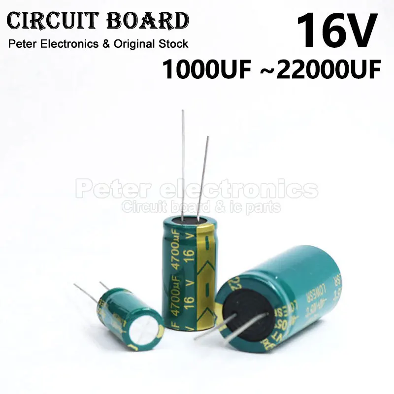 1-10pcs 16V DIP Aluminum Electrolytic Capacitor 1000uf 1200uf 1500uf 1800uf 2200uf 3300uf 4700uf 6800uf 10000uf 15000uf  icpart 10pcs 6 3v 10v 16v 25v 35v 50v 63v dip solid electrolytic capacitor 100 220 270 330 470 560uf 680 820 1000 1200 1500 2200 4700uf