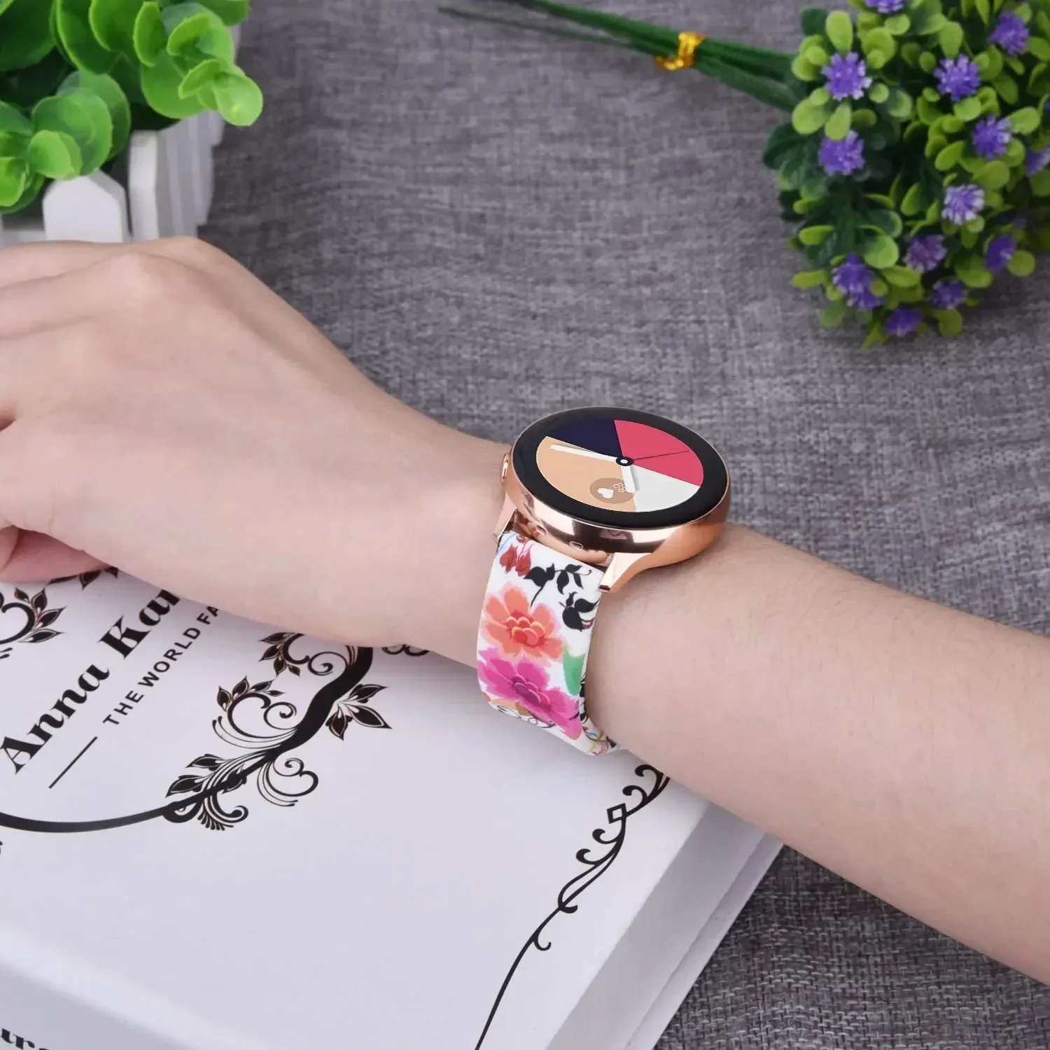 Stylish Printed Band for Smartwatch - Sport Bracelet Strap, Multiple Sizes Available