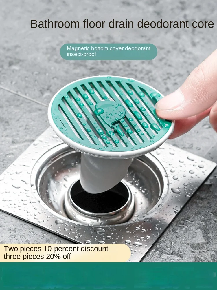 

Floor Drain Odor Preventer Sewer Tube Closure Toilet Universal Toilet Deodorant Anti-Odor Artifact Insect Proof Cover Core