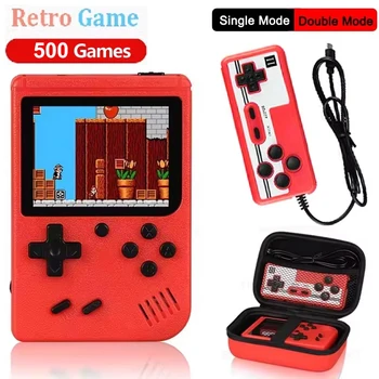 Mini lettore di giochi portatile retrò da 2,4 pollici Console per videogiochi a 8 bit 500 giochi integrati Gameboy per regalo per bambini