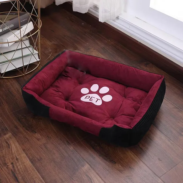 Warm Bone Pet Dogs Bed Washable House Cat Puppy Cotton Kennel Mat Soft Nest Dog Baskets Pet Products For Small Medium Large Dog 3