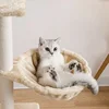 Cat Crawl Instead of Hammock Solid Color Warm and Comfortable Plush Cat Basket Nest Crawl Accessories Pet Cat Supplies 2
