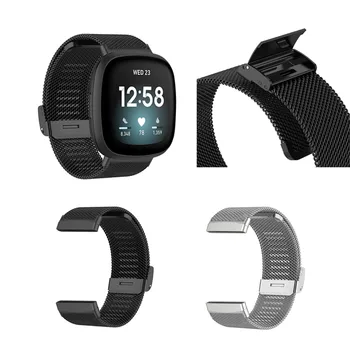 Free Shiping Suitable For Fitbitversa 4/3/sense 2/sense Smart Watch Metal Watch Band Wristbands For Men Consumer Electronics 3
