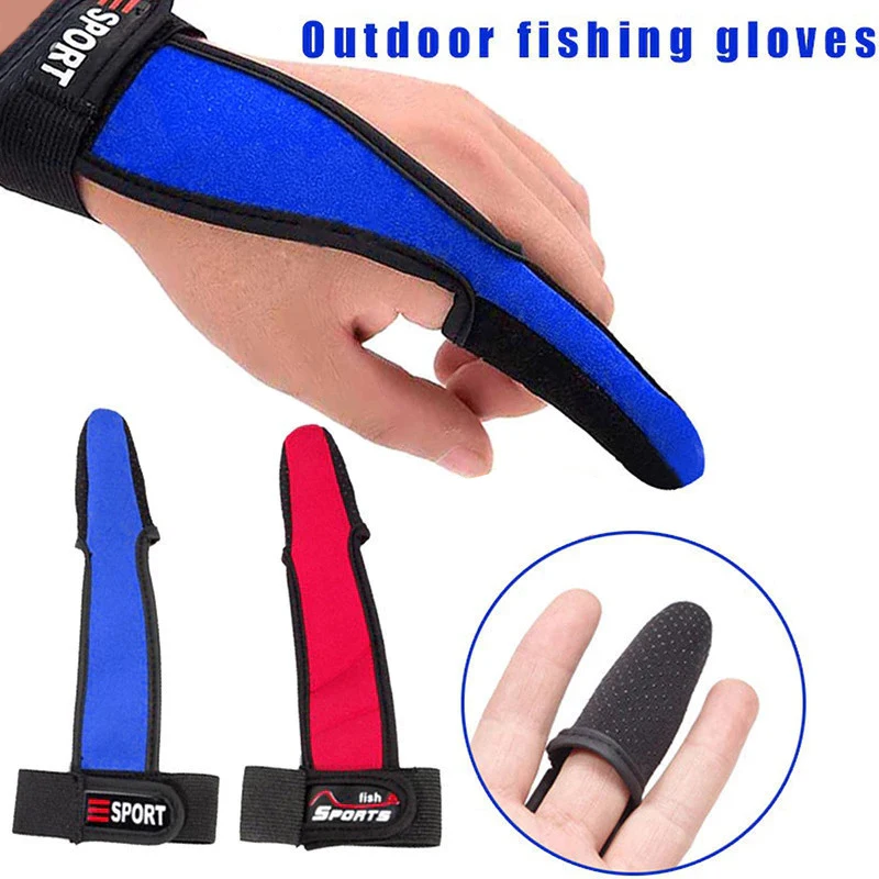 Luya Single Finger Fishing Gloves Throwing Rod Luya Gloves Sea Rod Rock Fishing Rod Gloves