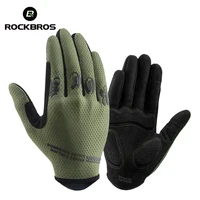 ROCKBROS Cycling Gloves Women Men Breathable Non-slip MTB Road Bike Gloves Touch Screen Spring Summer Autumn Sport Bicycle Glove 1