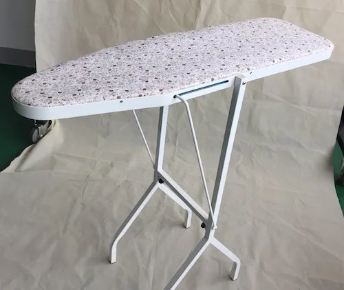 

Ironing Board Made in China Iron Board with Layer Cover Pad Height Moderate Safety Iron Rest 4 Leg Home Laundry Room or Dorm Use