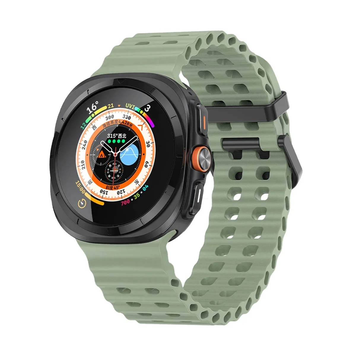 Silicone Breathable Marine Strap Wristband Bracelet