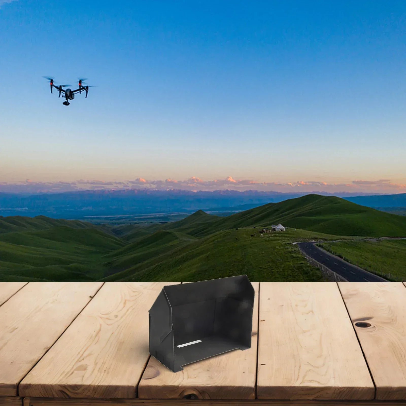 For DJI Mini Series Magnetic Sunshade Compact Design to Protect Against Glare and Enhance Controller Visibility