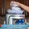Drink Maker XL Ice Reservoir Shaved Ice Premium Concoctions 550 W Glass Stainless Steel Blocked Word 4