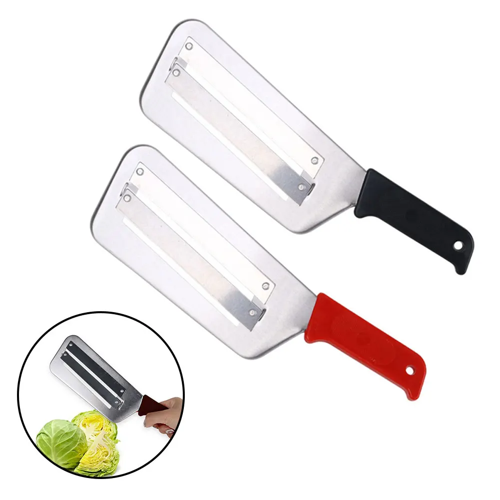 Description Picture 6 of itemVegetable Cutter Cabbage Slicer Lightweight Manual Cutter Stainless Steel Black Hand Kitchen 29.8*19*9cm Brand New
