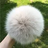 2024 New Real natural fox fur pompom 5A quality raccoon fur pompom for hat beanies For Caps Bags Scarf 6