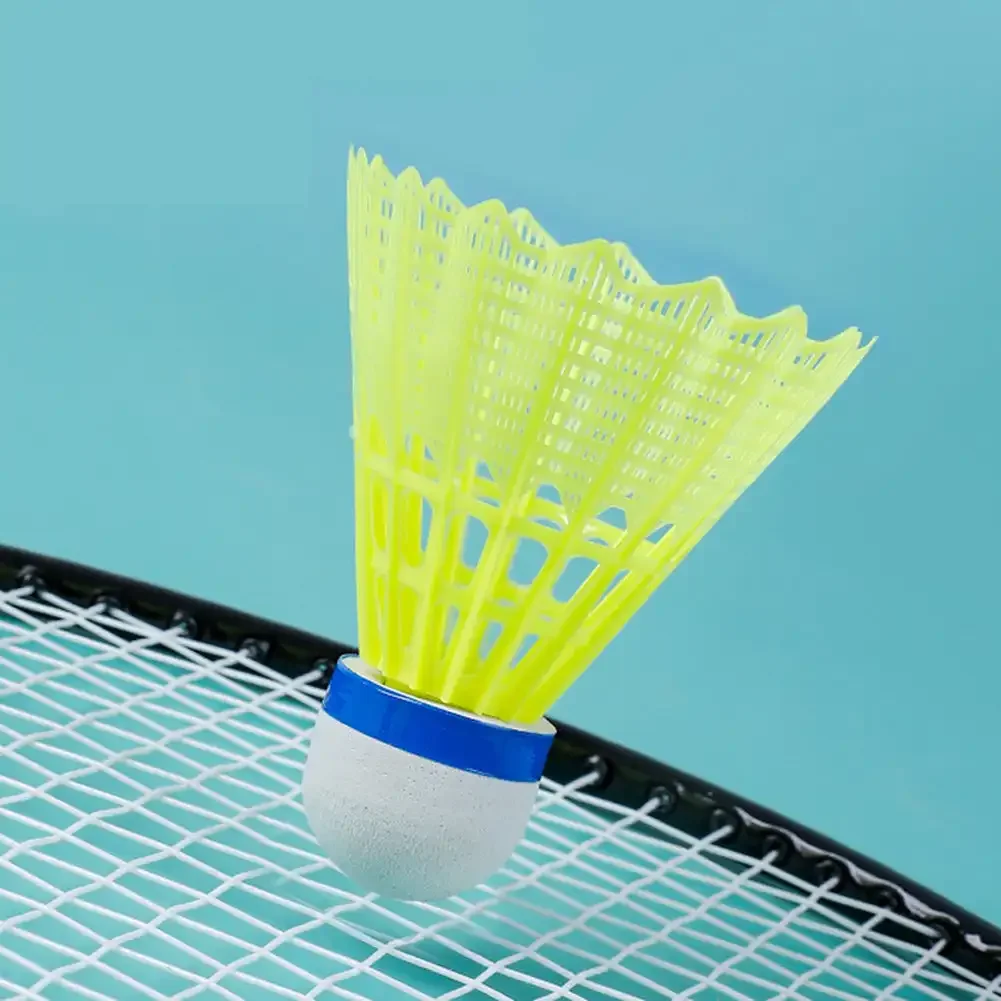 Shuttlecock Nylon Badminton Shuttlecocks with Great Stability Durability Indoor Outdoor Sports Training Balls 12Pcs/Set