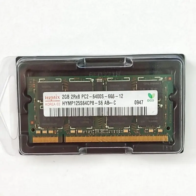 DDR2 RAMS 2GB 800MHz Laptop Memory DDR2 2GB 2RX8 PC2-6400s-666-12 SODIMM 1.8V