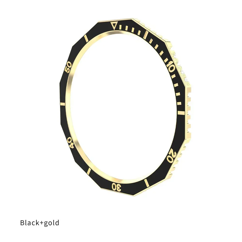 Stylish Scale Circle Bezel Ring for Smartwatch - Elegant Time Indicator Accessory