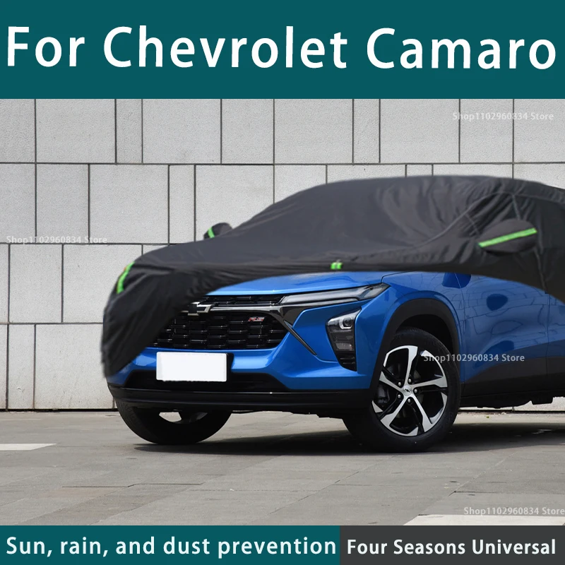 

For Chevrolet Camaro fit Outdoor Protection Full Car Covers Snow Cover Sunshade Waterproof Dustproof Exterior black car cover