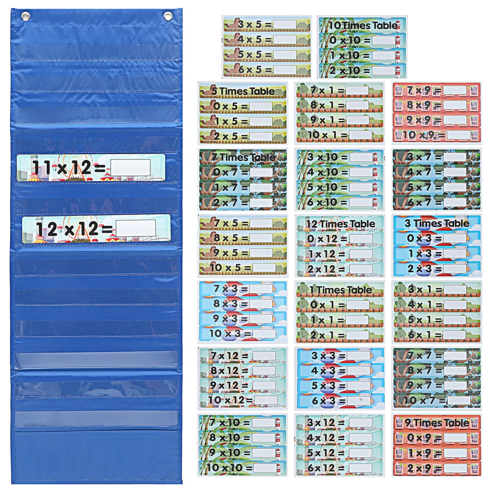 1 세트 곱셈 교육 보조 도구 어린이를 위한 프리미엄 플래시 카드 교육 수학 학습 교실 홈 스쿨 수학 플래시 카드