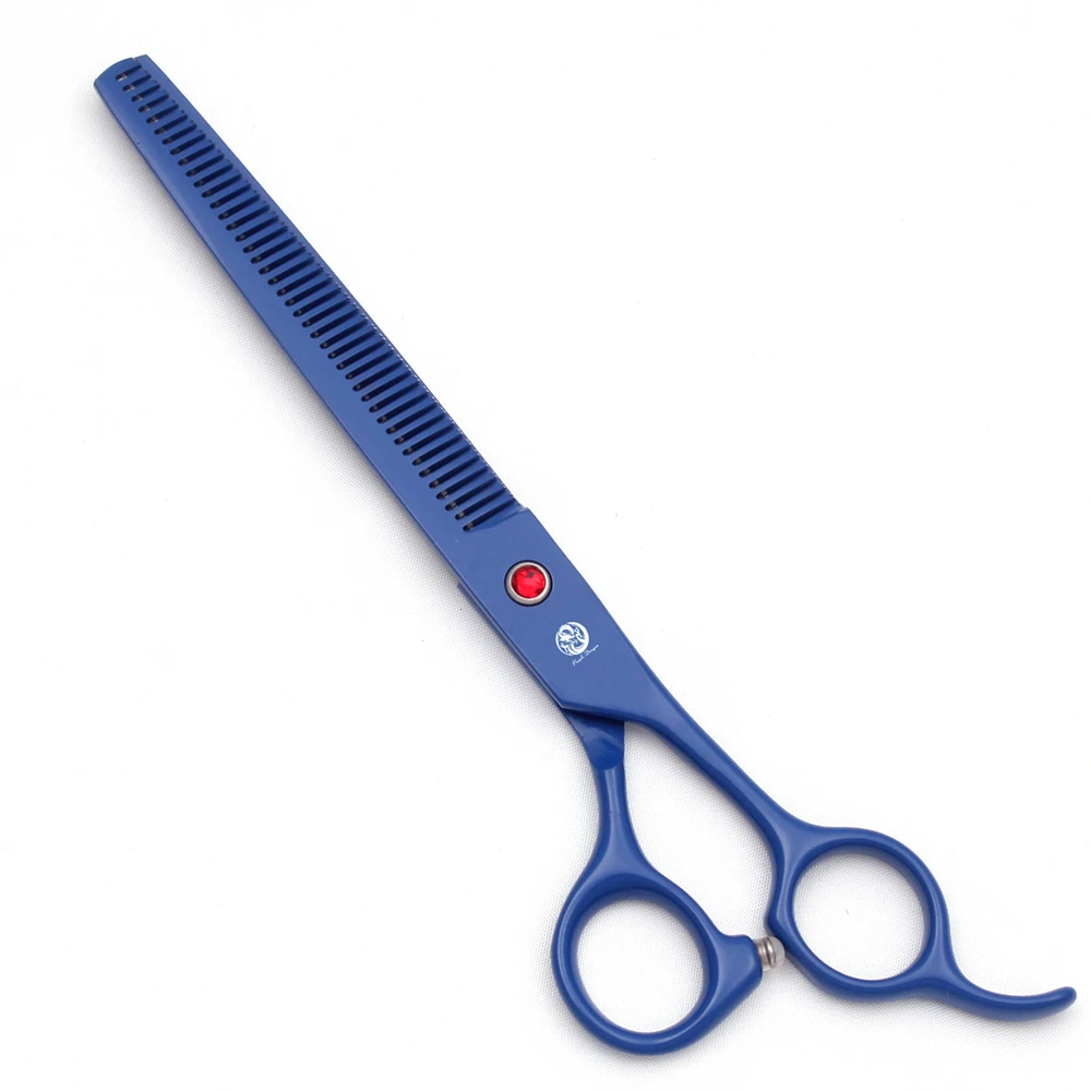 Dog Thinning Scissors Purple Dragon 7.5" Japan Stainless for Pet Grooming Thinning Straight Shears Chunker Z3088 dog grooming scissors