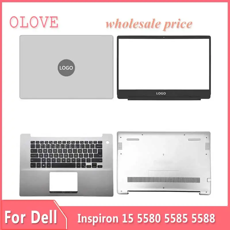

Новинка для ноутбука Dell Inspiron 15 5580 5585 5588, задняя крышка ЖК-дисплея, передняя рамка, верхняя Подставка для рук, Нижняя основа, Фотоэлементы с клавиатурой, петли