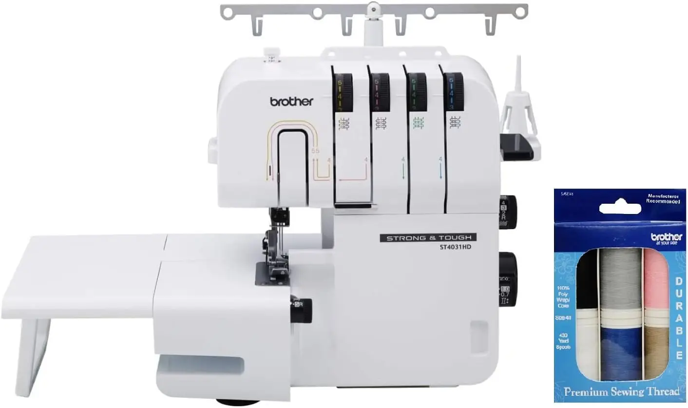 Serger, Strong & Tough Serger, 1,300 Stitches Per Minute, Durable Metal Frame Overlock Machine