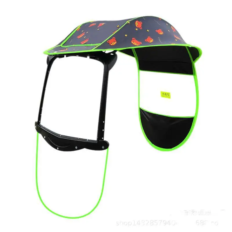 Electric Motorcycle Canopy Electric Vehicle Canopy General Scooter Motor Vehicle Umbrella Rainproof Thickened Sunshade Cover