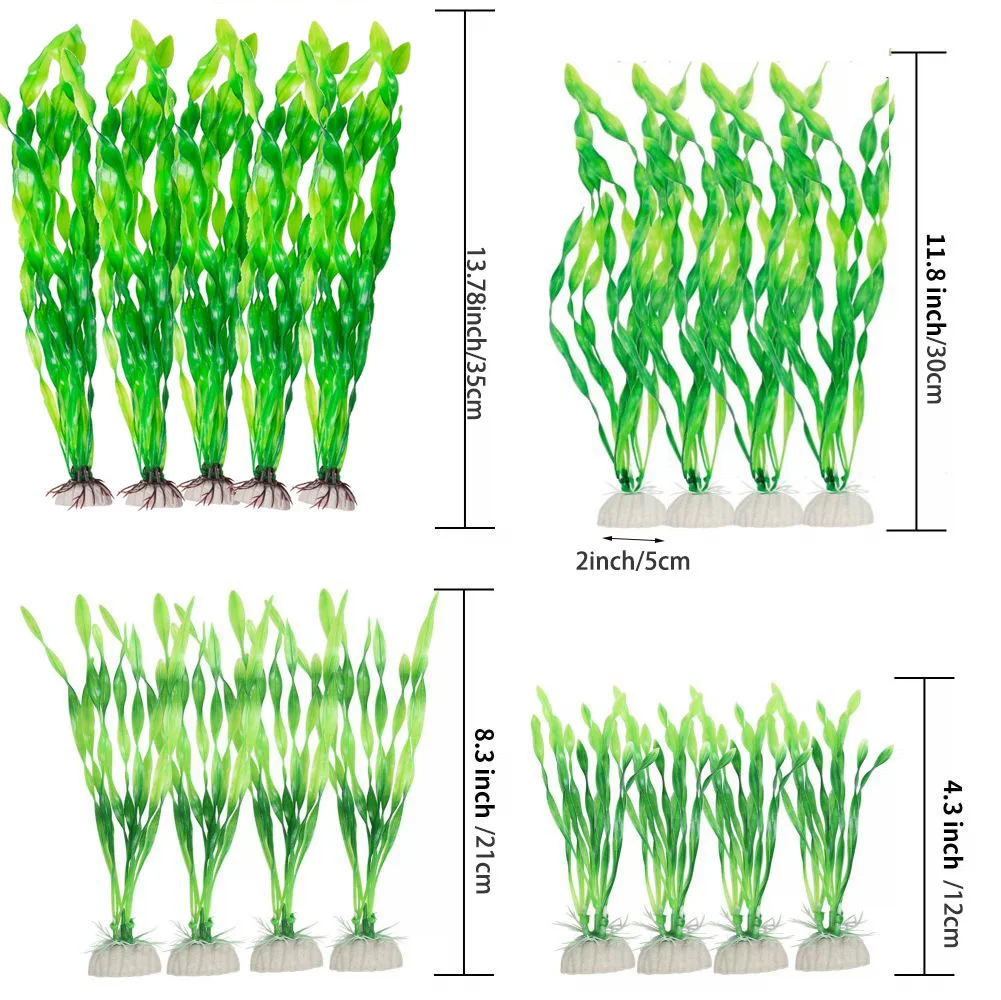 Artificial Aquarium Plants Pack 5