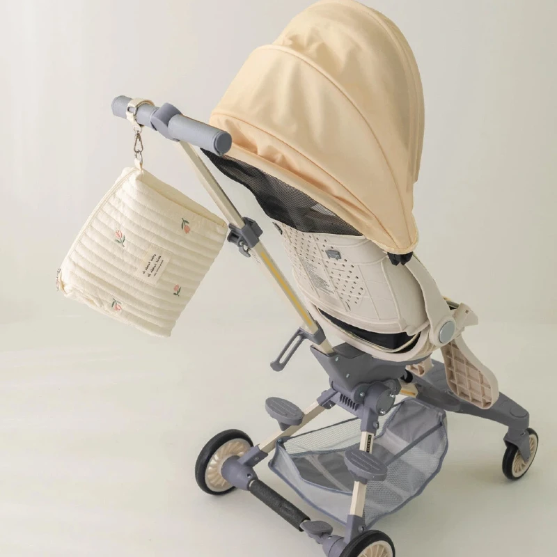 Cute printed embroidered Diaper Bag for Mommy Newborn Baby Diaper Storage Travel Cart Storage