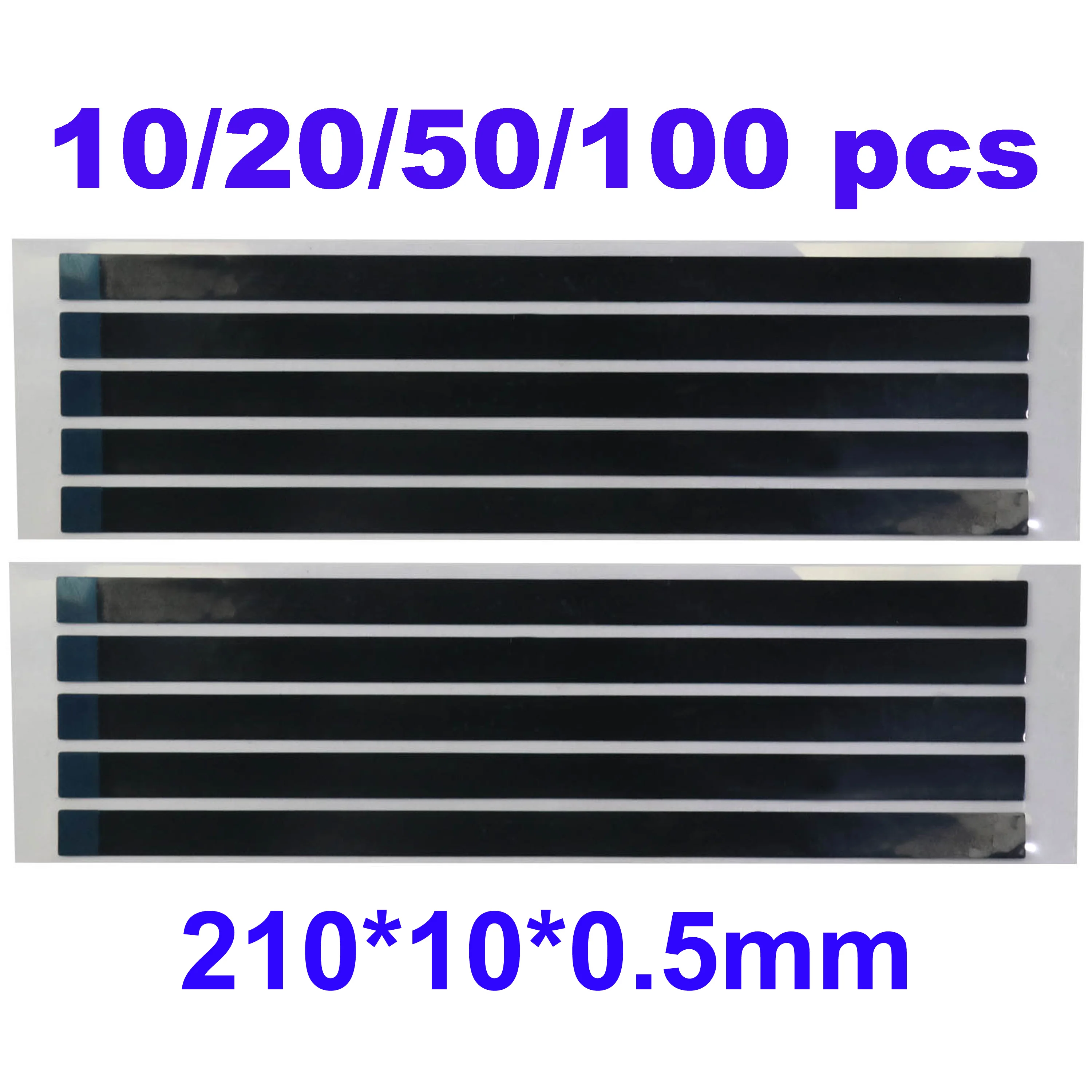 New Version Black Pull Tabs 10mm Width Stretch Release Adhesive Strips for LCD Screen with Handle without Tabs