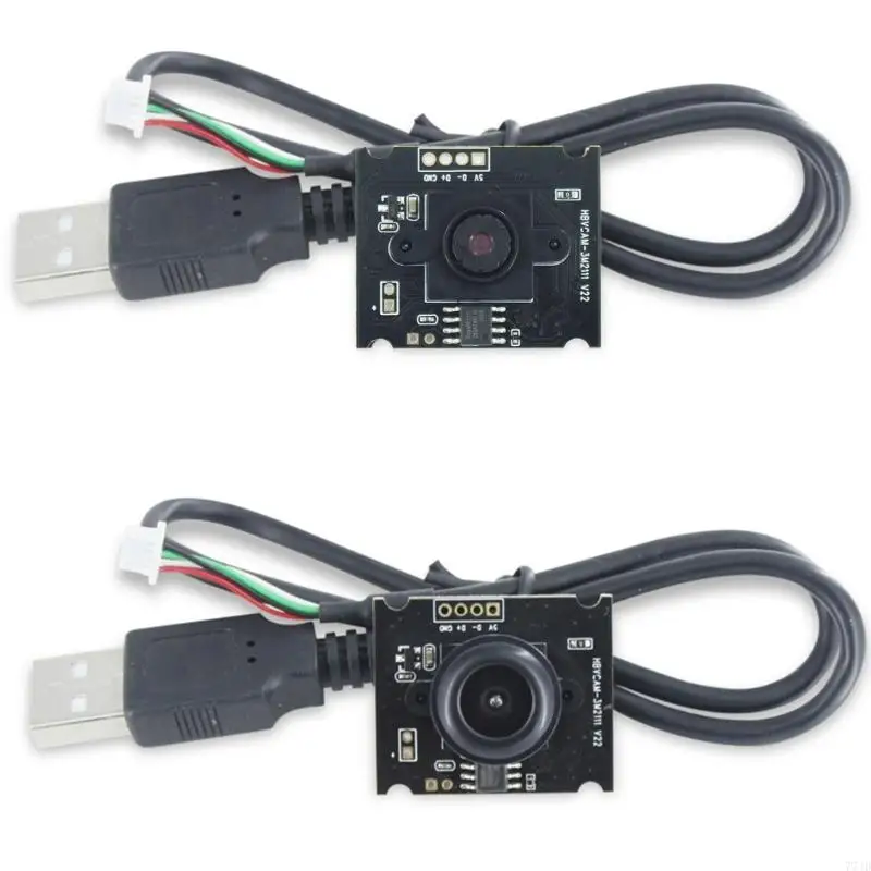 77JD USB 1920x1080 OV3660 Camera Module 3MP 64&deg;/110&deg; Manual-focus Lens USB