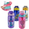 480Ml Kids Sippy Cup Water Bottles Creative Cartoon Feeding Cups With Straws And Lids Spill Proof Portable Toddlers Drinkware 2