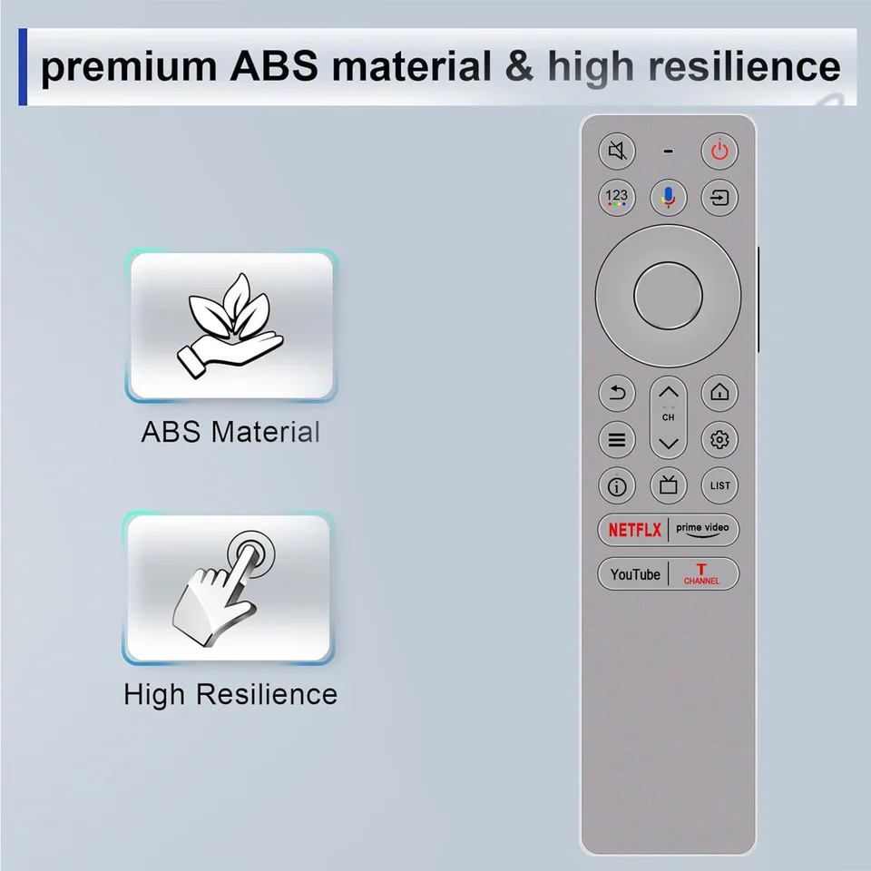 ALLIMITY Voice afstandsbediening compatibel met TCL Mini LED TV RC933-FUB1 Q10B C755 C855 X955 85X955 95X955 85Q10BX1 115X955-MAX 65C755 85C755 98C755 65C85C855 5 85 °C. 855 98C855