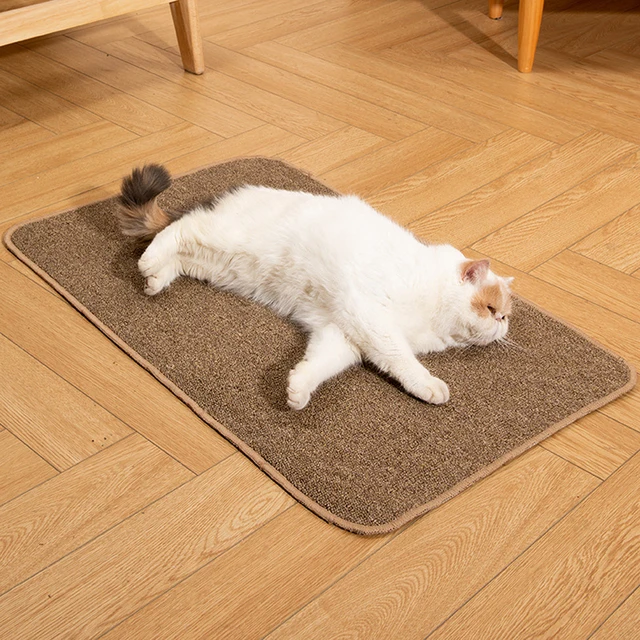 Large Cat Scratching Mat Carpet Non-Slip Pet Bed Mat Sofa Protector Cat Scratcher Anti-Scratch Furniture Protector for Cats 5