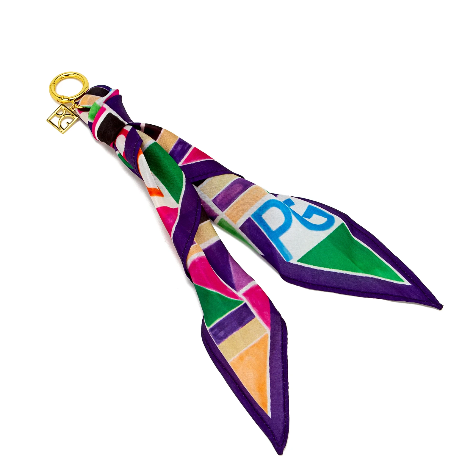 Silk Scarf Pendant Accessory View 2