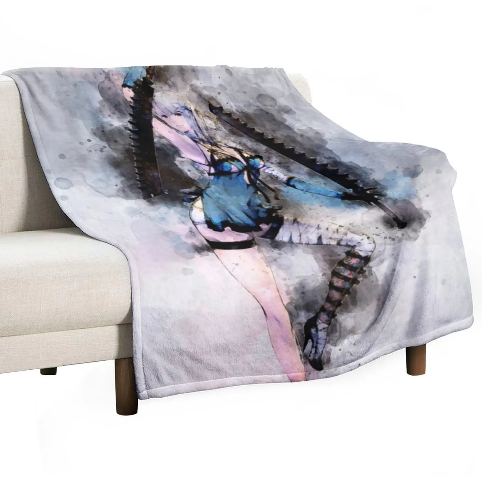 

Nier - Kaine Throw Blanket Travel Sofa Cute Plaid for winter Blankets