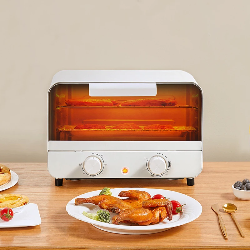 Electric Oven Household Multifunctional Baking Steaming Baking Machine 10L KitchenAppliance Mini Oven