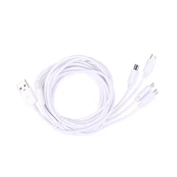 Cavo di Ricarica Universale Multi-Port e Sincronizzazione Dati, USB a Divisore Quadruplo Micro USB